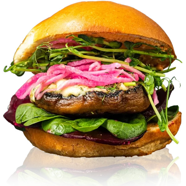 Vegetariškas burgeris su portabello grybu 🌱